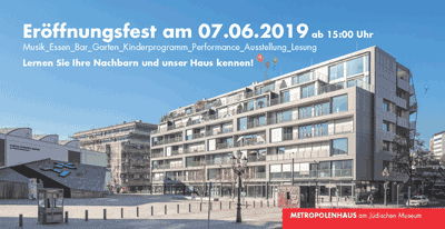 Einladung zum Eröffnungsfest 7. Juni 2019