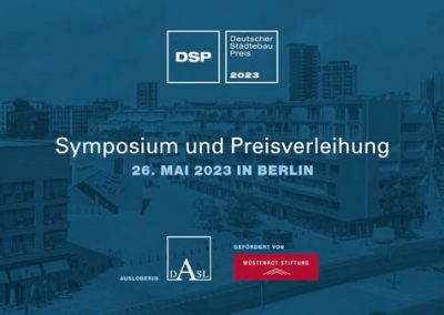 Veranstaltung am 26.05.2023 – Preisverleihung des Deutschen Städtebaupreises 2023