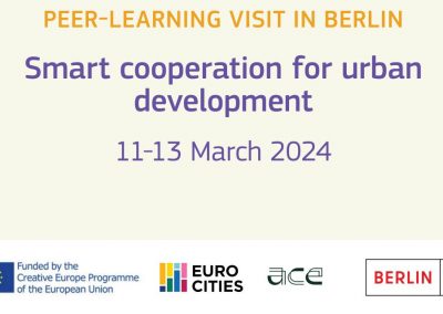 Eurocities Living Spaces | Peer-Learning Conference 11.03. – 13.03.2024 in feldfünf | Metropolenhaus