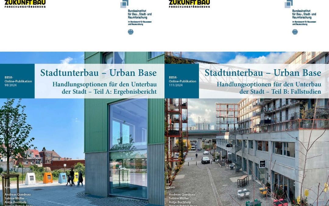 Publikation Stadtunterbau | Urban Base – Handlungsoptionen für den Unterbau der Stadt